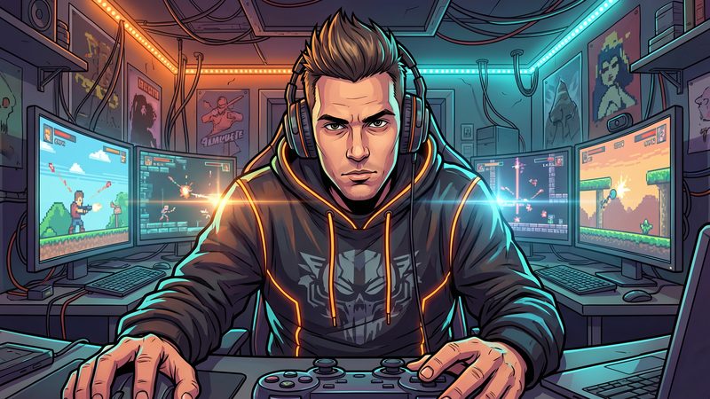 少女萝莉原创游戏测评视频《极速狂飙》